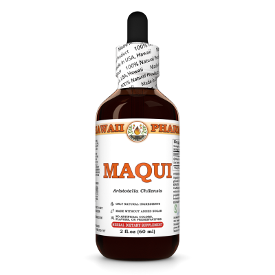 Maqui Liquid Extract, Organic Maqui (Aristotelia chilensis) Dried Berries Tincture
