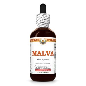 Malva (Malva Sylvestris) Tincture, Dried Leaf Liquid Extract, Malva, Herbal Supplement