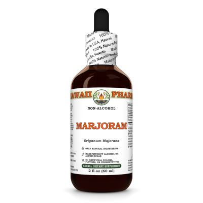 Marjoram Alcohol-FREE Liquid Extract, Organic Marjoram (Origanum majorana) Dried Berry Glycerite