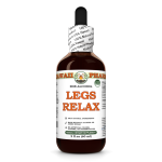 Legs Relax Alcohol-FREE Herbal Liquid Extract, Valerian, Thyme and Quina Glycerite