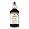 Legs Relax Alcohol-FREE Herbal Liquid Extract, Valerian, Thyme and Quina Glycerite 4 Oz