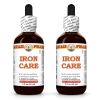 Iron Care Liquid Extract, Herbal Liquid Extract, Alfalfa, Dandelion, Nettle, Red Raspberry, Yellow Dock Tincture 2x2 Oz