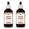 Iron Care Liquid Extract, Herbal Liquid Extract, Alfalfa, Dandelion, Nettle, Red Raspberry, Yellow Dock Tincture 2x4 Oz