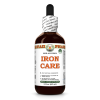 Iron Care Alcohol-FREE Herbal Liquid Extract, Alfalfa, Dandelion, Nettle, Red Raspberry, Yellow Dock Glycerite 2 Oz