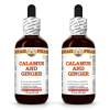 Calamus and Ginger Liquid Extract, Organic Calamus (Acorus calamus) and Organic Ginger (Zingiber officinalis) Dried Root Tincture 2x2 Oz