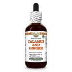 Calamus and Ginger Alcohol-FREE Herbal Liquid Extract, Organic Calamus and Organic Ginger Dried Root Glycerite