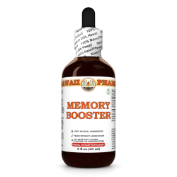 Memory Booster Liquid Extract, Ginkgo Leaf, Gotu Kola Herb, Rosemary Leaf Tincture Herbal Supplement