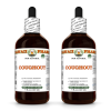 Coughout Alcohol-FREE Herbal Liquid Extract, Licorice Dried Root, Mullein Dried Flower, Thyme Dried Herb Glycerite 2x4 Oz