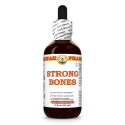 Strong Bones Liquid Extract, Black Cohosh Dried Root, Red Clover Dried Herb, Horsetail Dried Herb Tincture Herbal Supplement