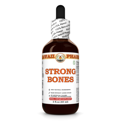 Strong Bones Liquid Extract, Black Cohosh Dried Root, Red Clover Dried Herb, Horsetail Dried Herb Tincture Herbal Supplement