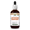 Arteries Support Alcohol-FREE Herbal Liquid Extract, Hawthorn leaf and flower, Garlic bulb, Olive leaf Glycerite 2 Oz