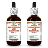 Ginseng and Echinacea Alcohol-FREE Herbal Liquid Extract, Red Ginseng Dried Root, Echinacea Dried Root Glycerite 2x2 Oz