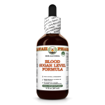 Blood Sugar Level Formula Alcohol-FREE Herbal Liquid Extract, Fenugreek Dried Seed, Bitter Melon Dried Fruit, Gymnema Dried Leaf Glycerite