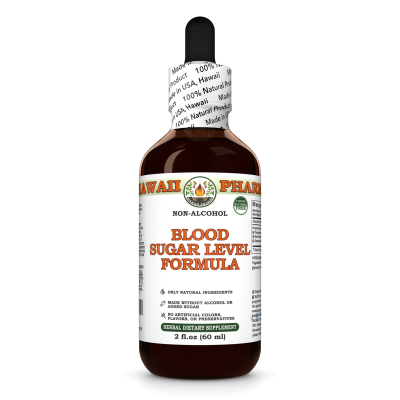 Blood Sugar Level Formula Alcohol-FREE Herbal Liquid Extract, Fenugreek Dried Seed, Bitter Melon Dried Fruit, Gymnema Dried Leaf Glycerite