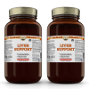 Liver Support Liquid Extract, Milk Thistle, Turmeric, Licorice, Dandelion, Schisandra, Oregon Grape Herbal Supplement 2x32 Oz