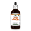 Liver Support Alcohol-FREE Herbal Liquid Extract, Milk Thistle, Turmeric, Licorice, Dandelion, Schisandra, Oregon Grape Glycerite 4 Oz