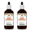 Cold Season Protection Alcohol-FREE Herbal Liquid Extract, Eucalyptus leaf, Peppermint leaf, Goldenseal root Glycerite 2x4 Oz