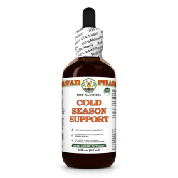 Cold Season Support Alcohol-FREE Herbal Liquid Extract, Astragalus and Goldenseal Glycerite