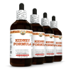 Kidney Formula Liquid Extract, Milk Thistle Dried Seed, Green Tea Dried Leaf, Cranberry Dried Berry Tincture 4x4 Oz