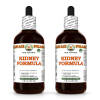 Kidney Formula Alcohol-FREE Herbal Liquid Extract, Milk Thistle Dried Seed, Green Tea Dried Leaf, Cranberry Dried Berry Glycerite 2x4 Oz