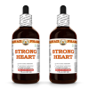 Strong Heart Liquid Extract, Hawthorn Dried Leaf and Flower, Goldenseal Dried Root Tincture 2x4 Oz