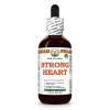 Strong Heart Alcohol-FREE Herbal Liquid Extract, Hawthorn Dried Leaf and Flower, Goldenseal Dried Root Glycerite 2 Oz