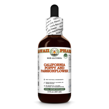 California Poppy and Passionflower · Kräutermischung, alkoholfreier Extrakt