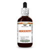 Serenity Alcohol-FREE Herbal Liquid Extract, Brahmi Herb, Valerian Root, Passionflower Leaf Glycerite 2 Oz