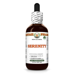 Serenity Alcohol-FREE Herbal Liquid Extract, Brahmi Herb, Valerian Root, Passionflower Leaf Glycerite