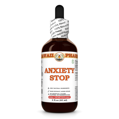 Anxiety Stop Liquid Extract, Valerian Dried Root, Passion Flower Dried Leaf Tincture