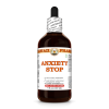 Anxiety Stop Liquid Extract, Valerian Dried Root, Passion Flower Dried Leaf Tincture 4 Oz