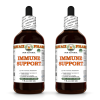 Immune Support Alcohol-FREE Herbal Liquid Extract, Eleuthero, Astragalus, Reishi Glycerite 2x4 Oz