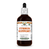 Uterus Support Alcohol-FREE Herbal Liquid Extract, Vitex berry, Bromelain powder, Cat's Claw inner bark Glycerite 4 Oz