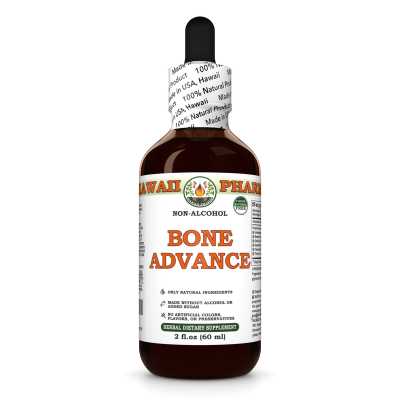 Bone Advance Alcohol-FREE Herbal Liquid Extract, Lemongrass stalk, Barberry root, Garlic powder, Dandelion root, Chamomile flower, Thyme leaf Glycerite