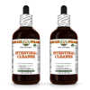 Intestinal Cleanse Alcohol-FREE Herbal Liquid Extract, Cranberry, Garlic, Black Walnut, Papaya, Pau D'Arco, Pumpkin Glycerite 2x4 Oz