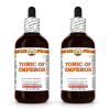 Tonic of Emperor Liquid Extract, Organic Dried Shiitake, Maitake, Cordyceps, Reishi Mushrooms Tincture 2x4 Oz