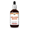 Relaxed Mood Liquid Extract, Lemon Balm, St. John's Wort, Hawthorn, Oat, Skullcap Herbal Supplement 2 Oz