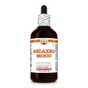 Relaxed Mood Liquid Extract, Lemon Balm, St. John's Wort, Hawthorn, Oat, Skullcap Herbal Supplement 4 Oz