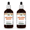 Relaxed Mood Alcohol-FREE Herbal Liquid Extract, Lemon Balm Herb, St. John's Wort Tops, Hawthorn Berry, Oat tops and Skullcap Herb Glycerite 2x4 Oz