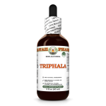 Triphala Blend Alcohol-FREE Herbal Liquid Extract, Amlaki, Haritaki and Bibhitaki Glycerite