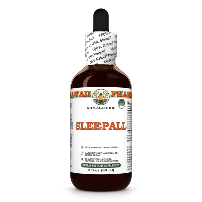 SLEEPALL - Hawaii Pharm Absolutely Natural Premium Quality ALCOHOL-FREE Liquid Extract, Glycerite Herbal Supplement
