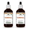 SLEEPALL - Hawaii Pharm Absolutely Natural Premium Quality ALCOHOL-FREE Liquid Extract, Glycerite Herbal Supplement 2x4 Oz