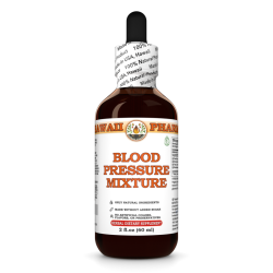 Blood Pressure Mixture Liquid Extract, Hawthorn berry, Motherwort herb, Marshmallow leaf, Flax seed Tincture Herbal Supplement