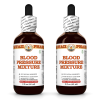 Blood Pressure Mixture Liquid Extract, Hawthorn berry, Motherwort herb, Marshmallow leaf, Flax seed Tincture Herbal Supplement 2x2 Oz