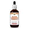 Blood Pressure Formula Liquid Extract, Hibiscus flower, Reishi mushroom, Garlic bulb Tincture Herbal Supplement 2 Oz