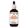 Blood Pressure Formula Alcohol-FREE Herbal Liquid Extract, Hibiscus flower, Reishi mushroom, Garlic bulb Glycerite 2 Oz