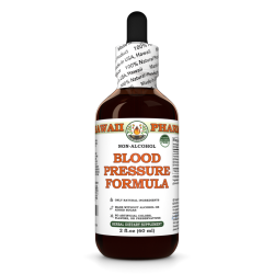 Blood Pressure Formula Alcohol-FREE Herbal Liquid Extract, Hibiscus flower, Reishi mushroom, Garlic bulb Glycerite