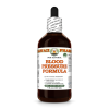 Blood Pressure Formula Alcohol-FREE Herbal Liquid Extract, Hibiscus flower, Reishi mushroom, Garlic bulb Glycerite 4 Oz