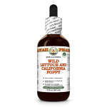 Wild Lettuce & California Poppy, ORGANIC Wild Lettuce herb and California Poppy aerial parts ALCOHOL-FREE Liquid Extract