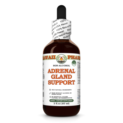 Adrenal Gland Support Alcohol-FREE Herbal Liquid Extract, Adrenal Support Glycerite